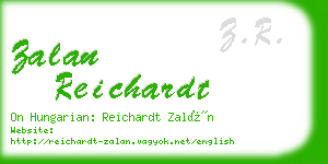 zalan reichardt business card